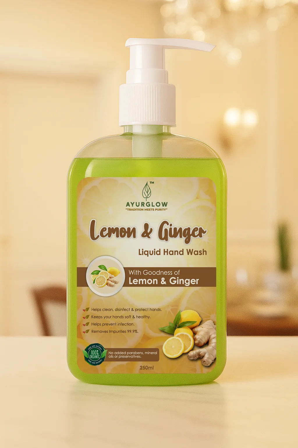 Handwash Gel Lemon & Giger – image 1