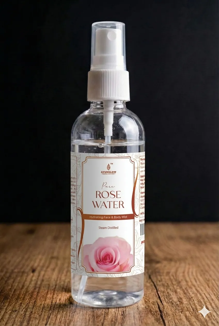 AyurGlow Rose Water 100ML - Serum – image 1