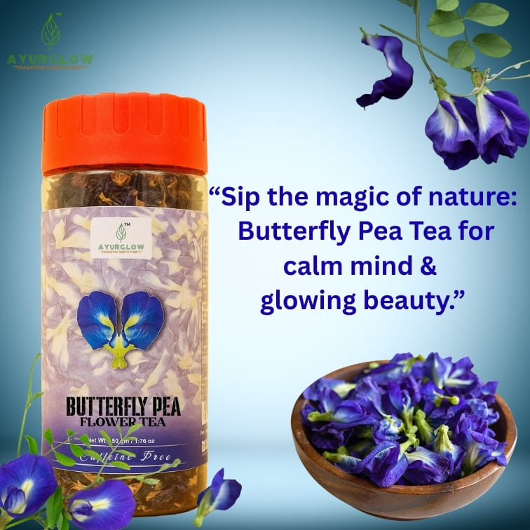 Butterfly Pea Flower Herbal Tea 50 Grm – image 1