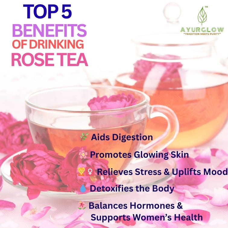 Rose Petal Flower Herbal Tea 40 Grm – image 4