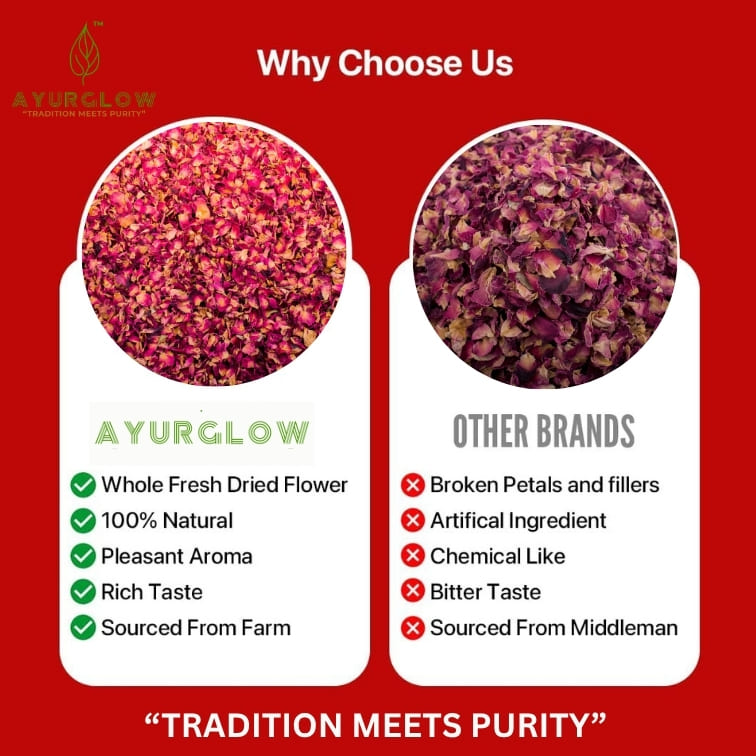 Rose Petal Flower Herbal Tea 40 Grm – image 5