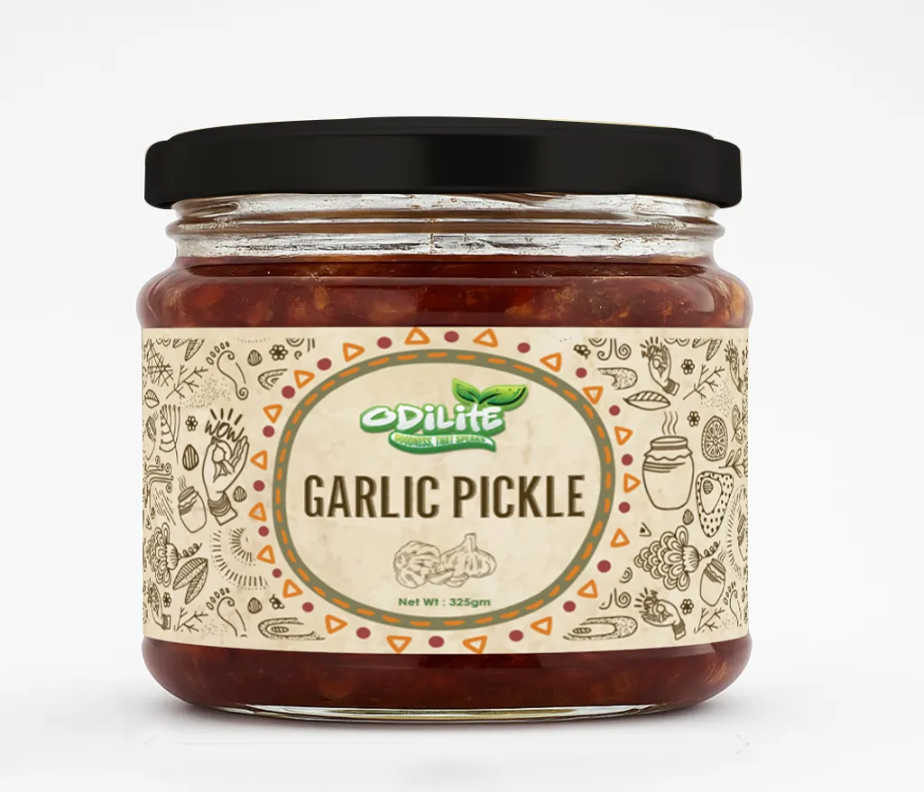 Garlic Pickle Home Made 325 gm – image 1
