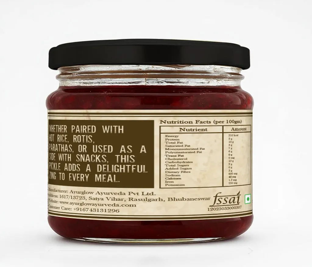 Tomato Pickle Home Made 325 gm – image 3