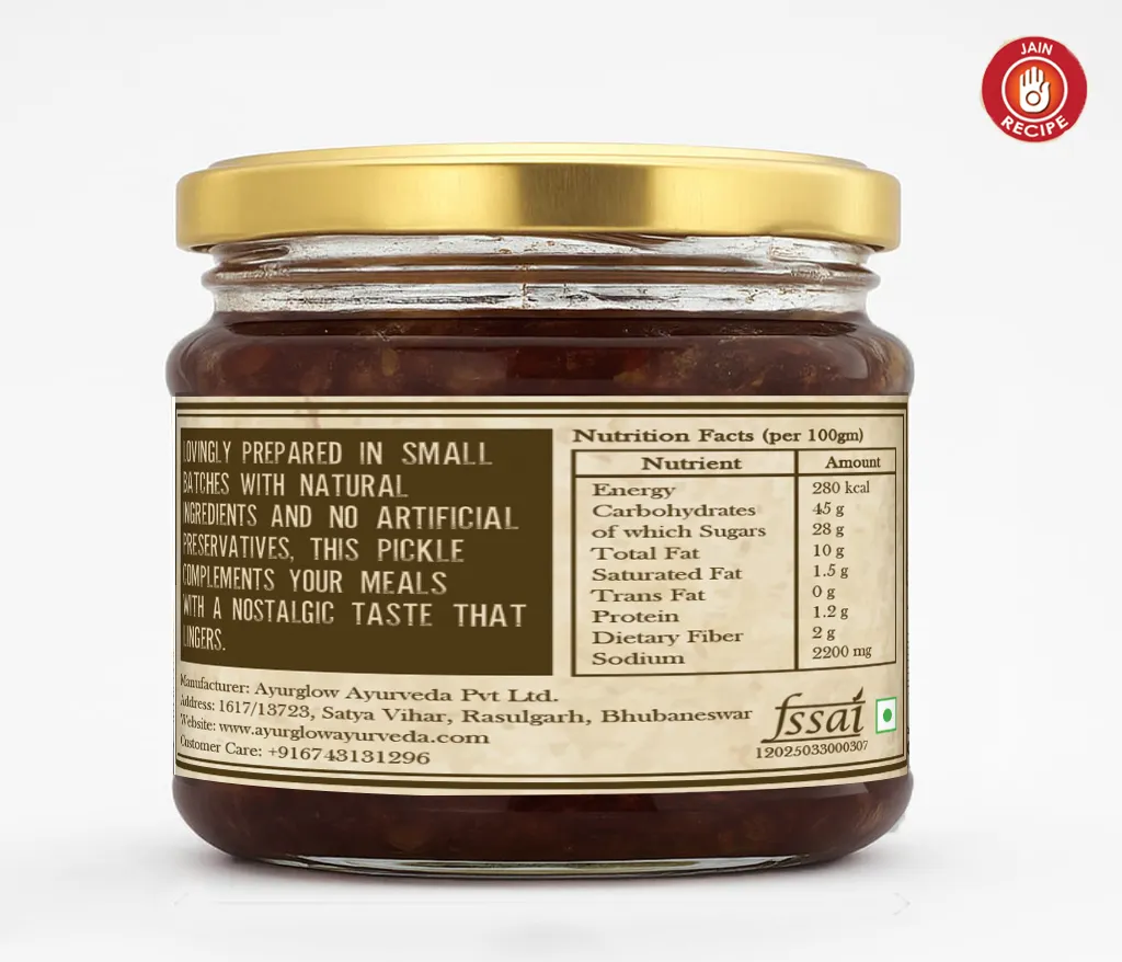 Sweet Mango Pickle Home Made 325 gm – image 2