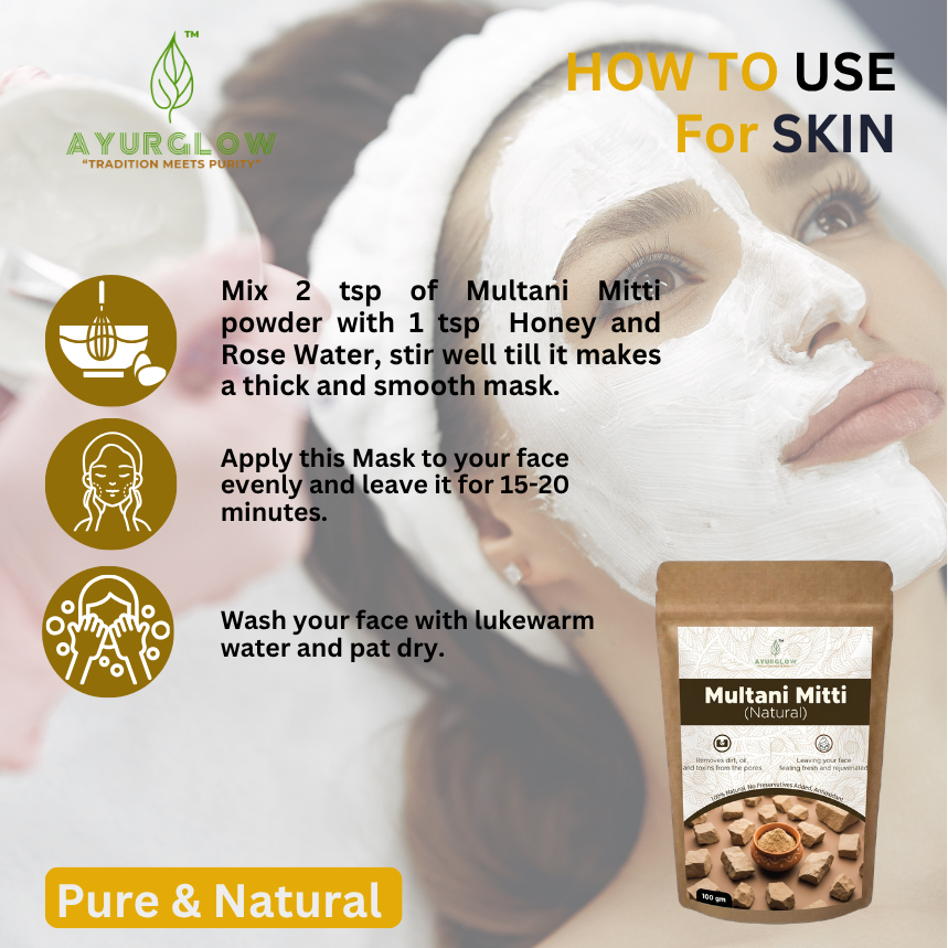 AyurGlow Natural Multani Mitti – image 4
