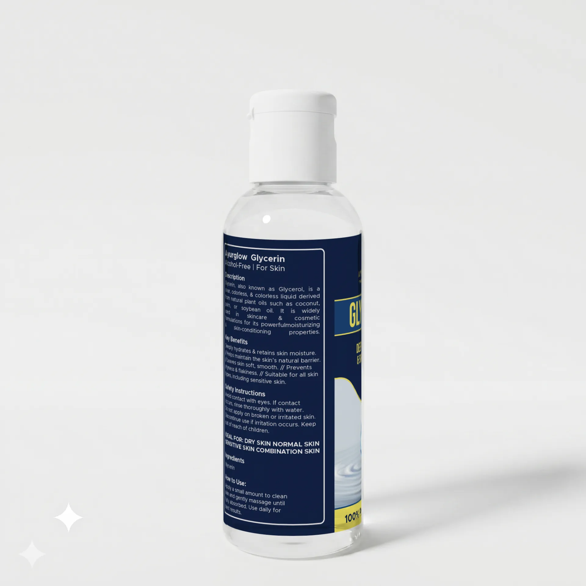 AyurGlow Natural Glycerin – Pure Moisture for Soft & Healthy Skin – image 3