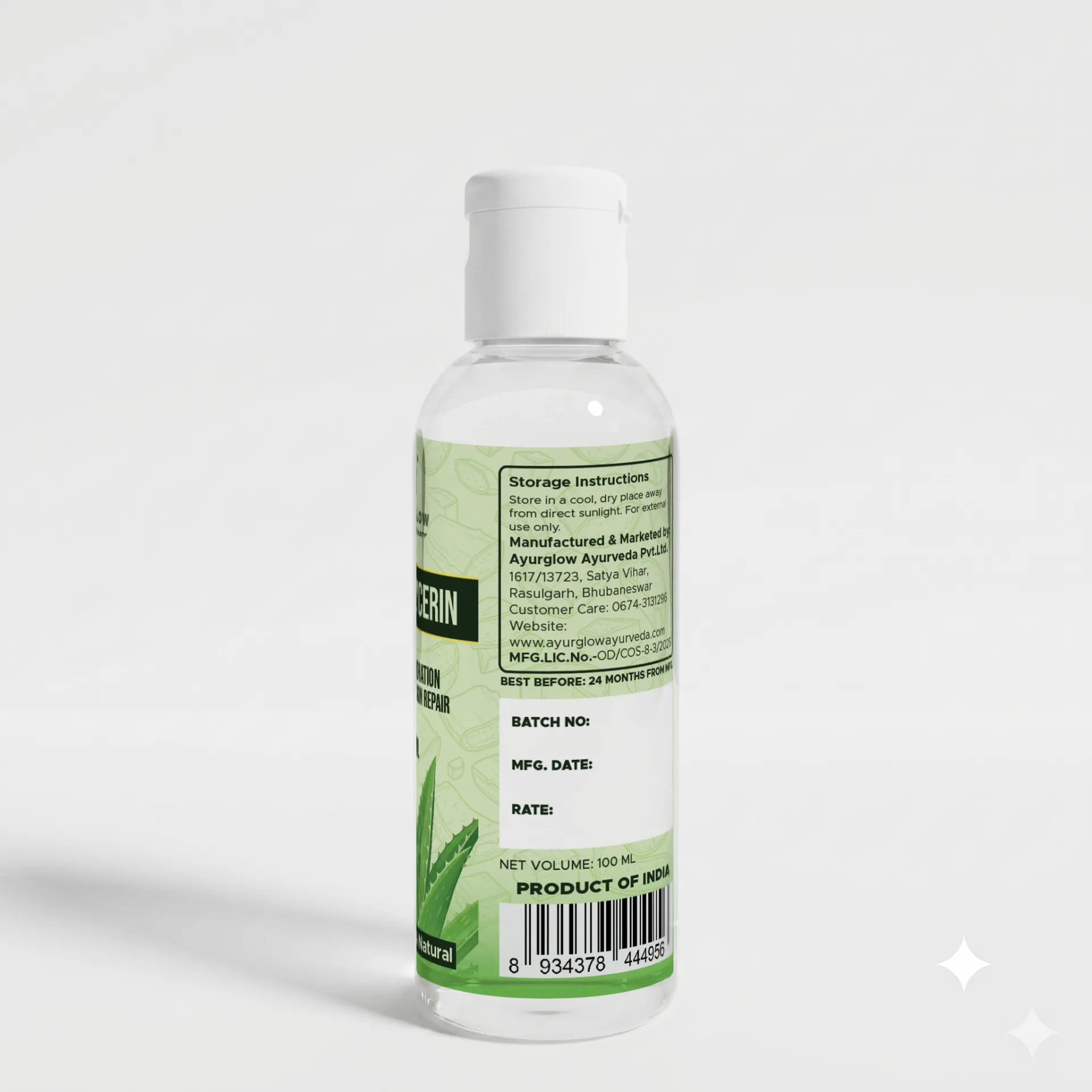 AyurGlow Glycerine with Aloe Vera Extract – Deep Hydration & Natural Skin Nourishment – image 4