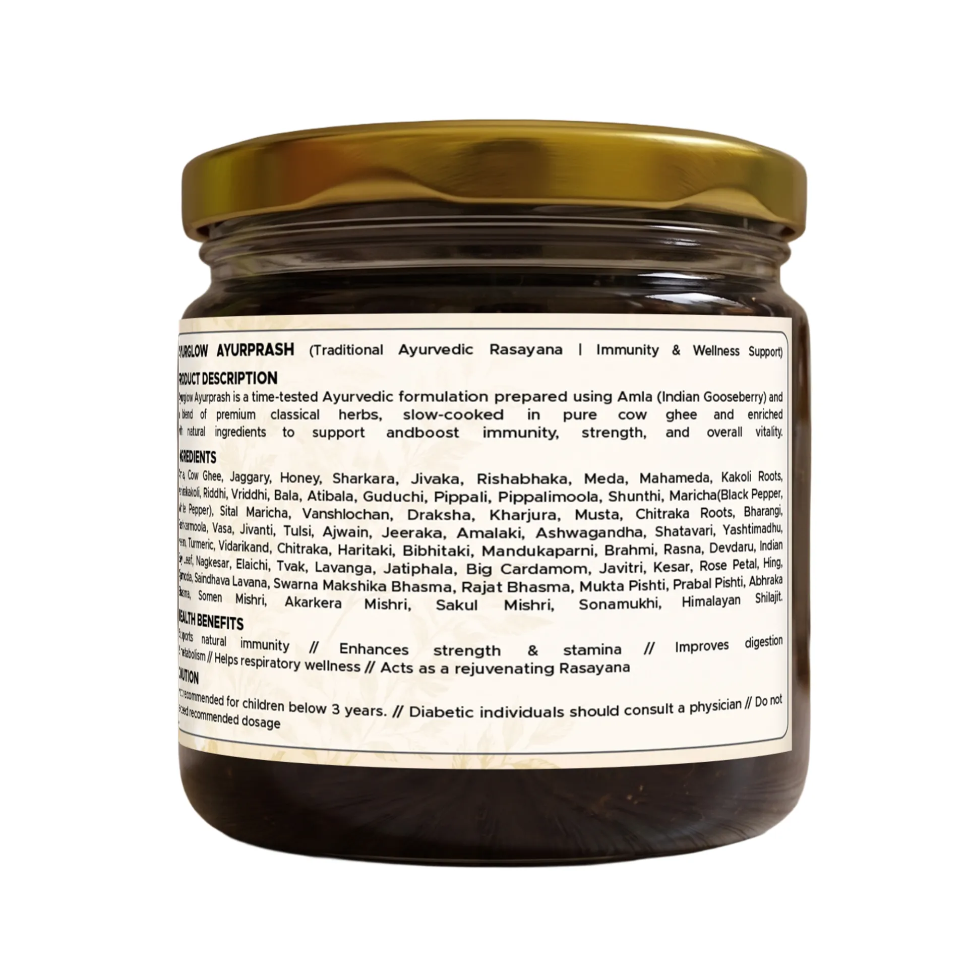 AyurGlow Ayurprash (Premium Chyawanprash with 90+ Herbs & Minerals) – image 3