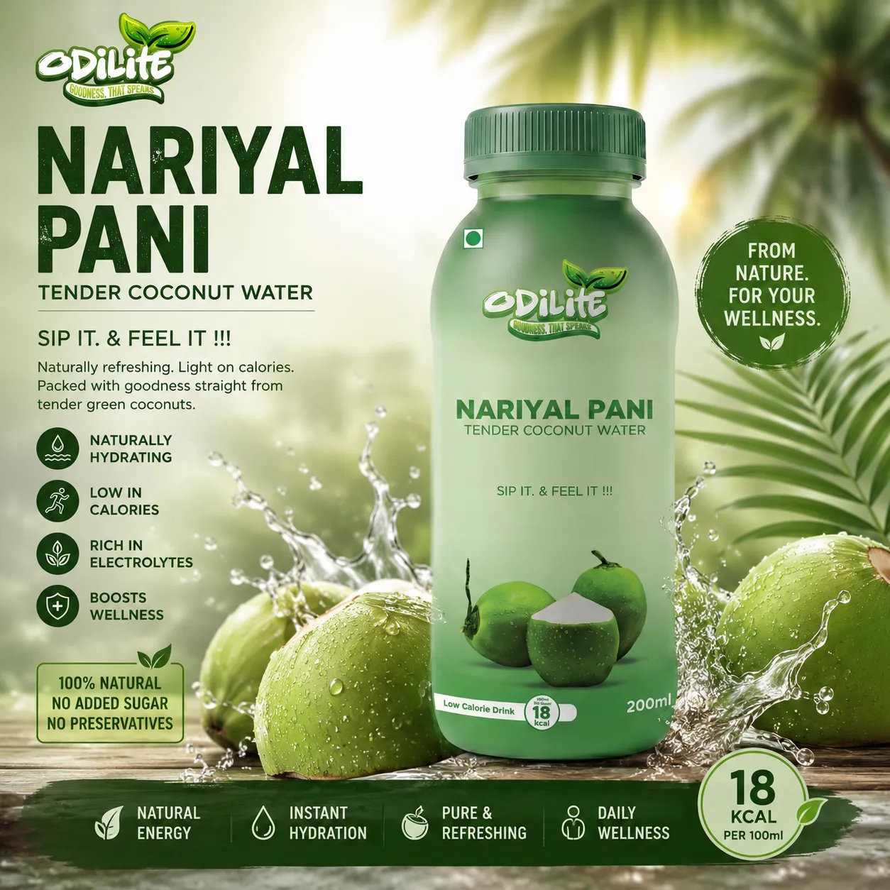 Tender Coconut Water (Nariyal Pani) Pack of 6 Bottles – image 5