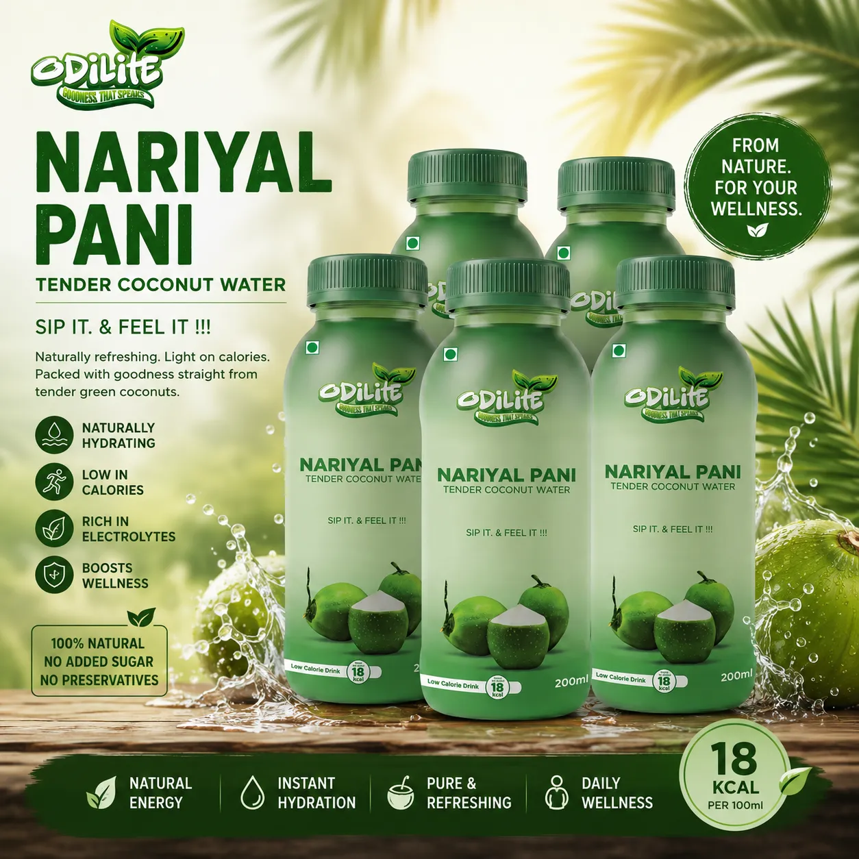 Tender Coconut Water (Nariyal Pani) Pack of 6 Bottles – image 6