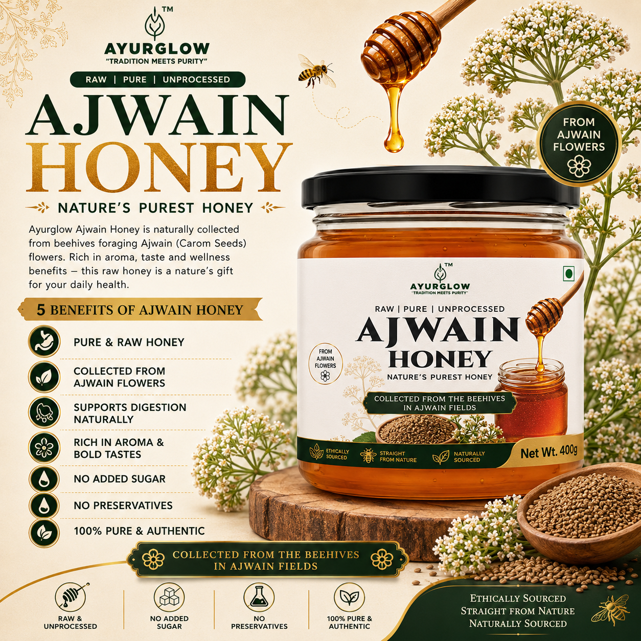 Ajwain Honey – image 4