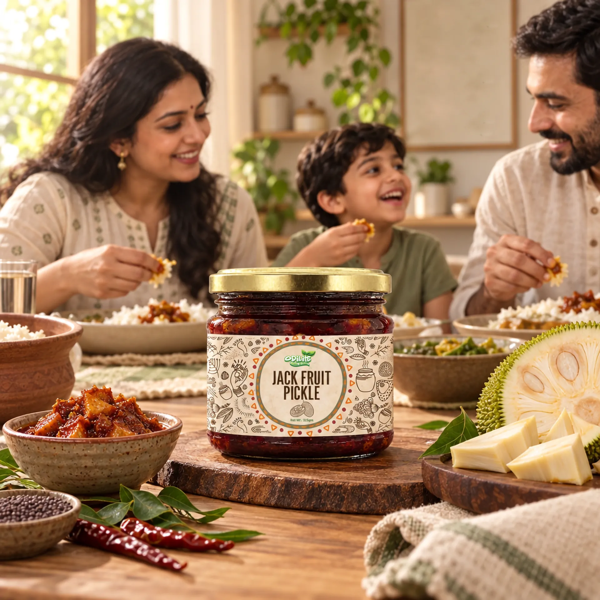 Jackfruit Pickle Home Made 325 gm (Jain Recipe) – image 6