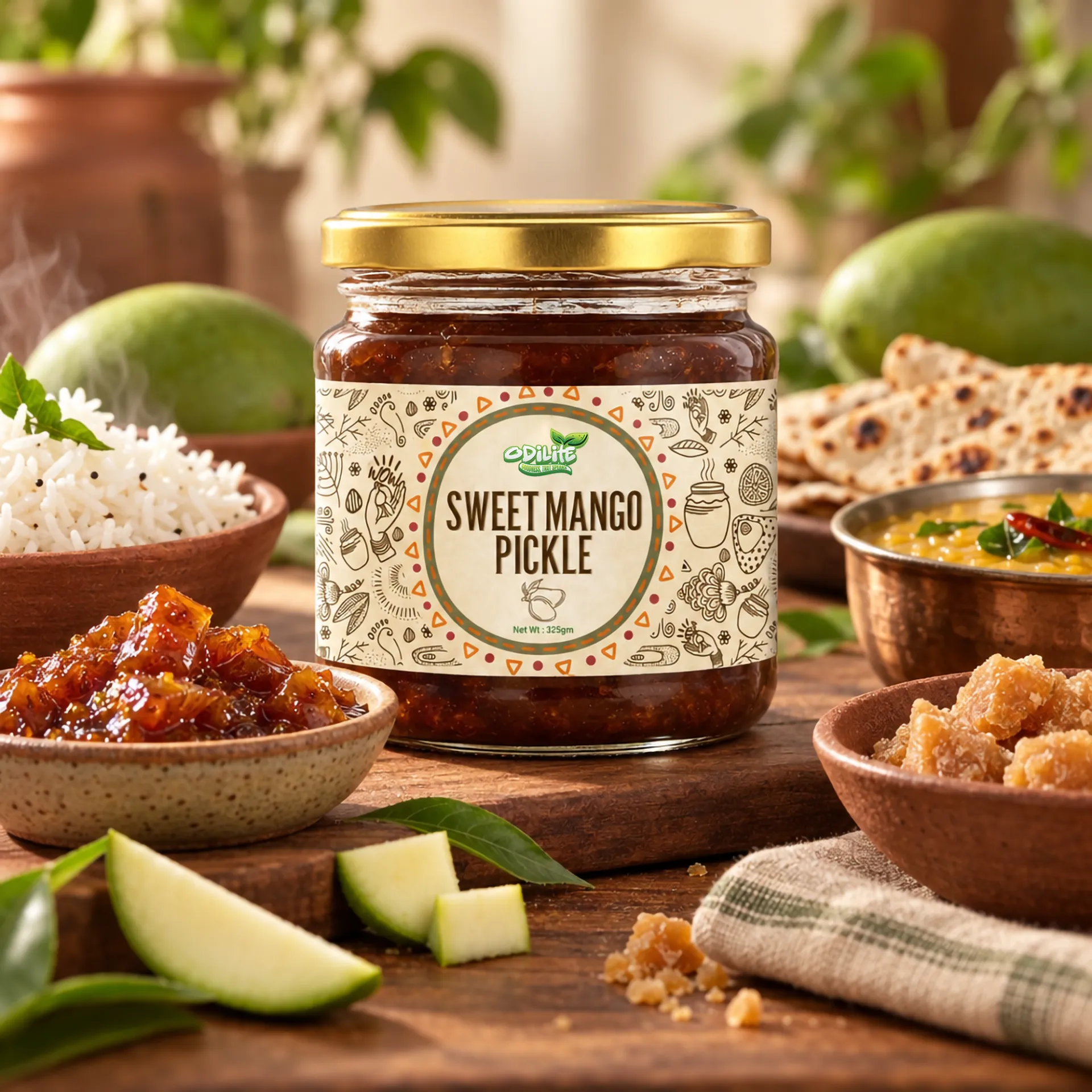 Sweet Mango Pickle Home Made 325 gm – image 6