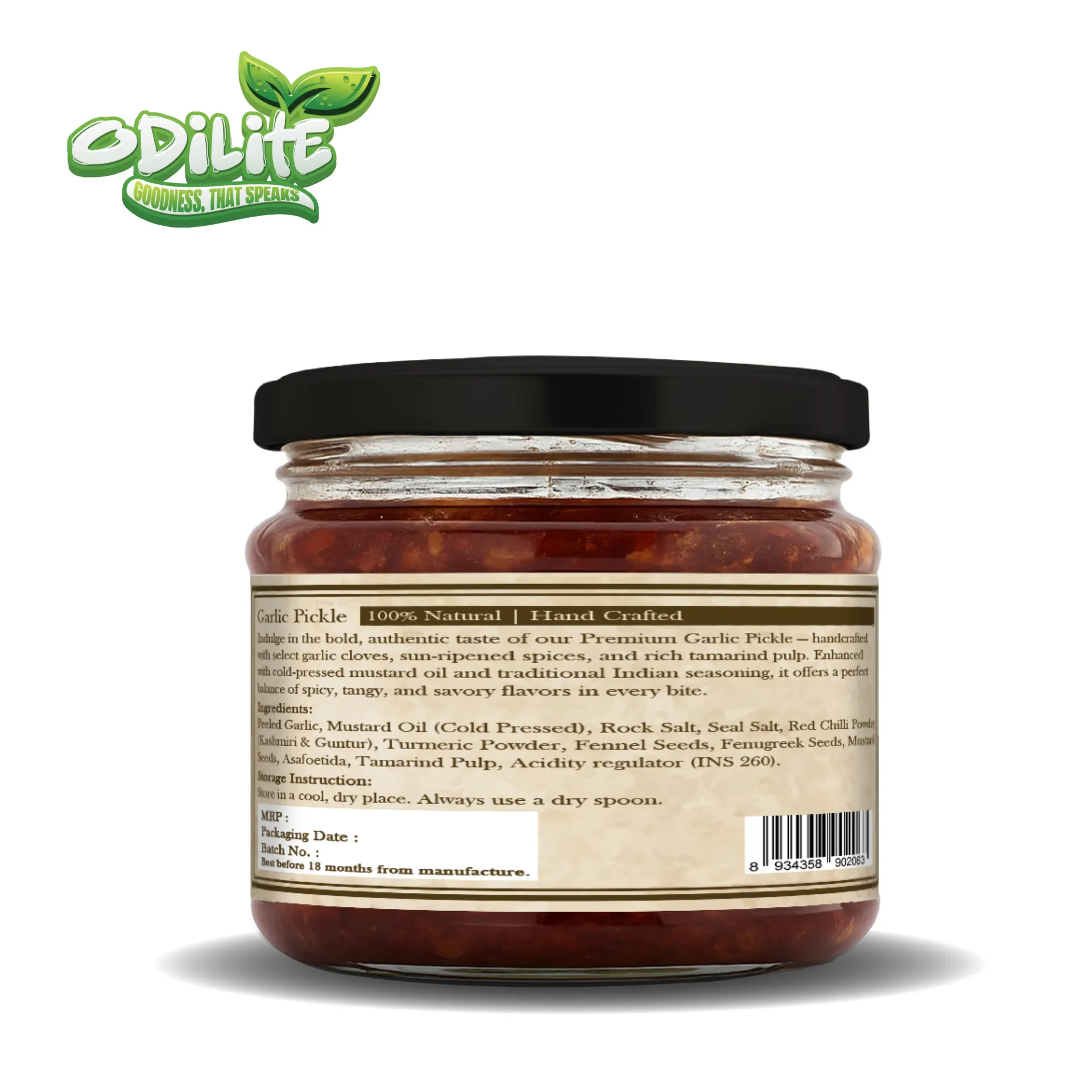 Garlic Pickle Home Made 325 gm – image 3