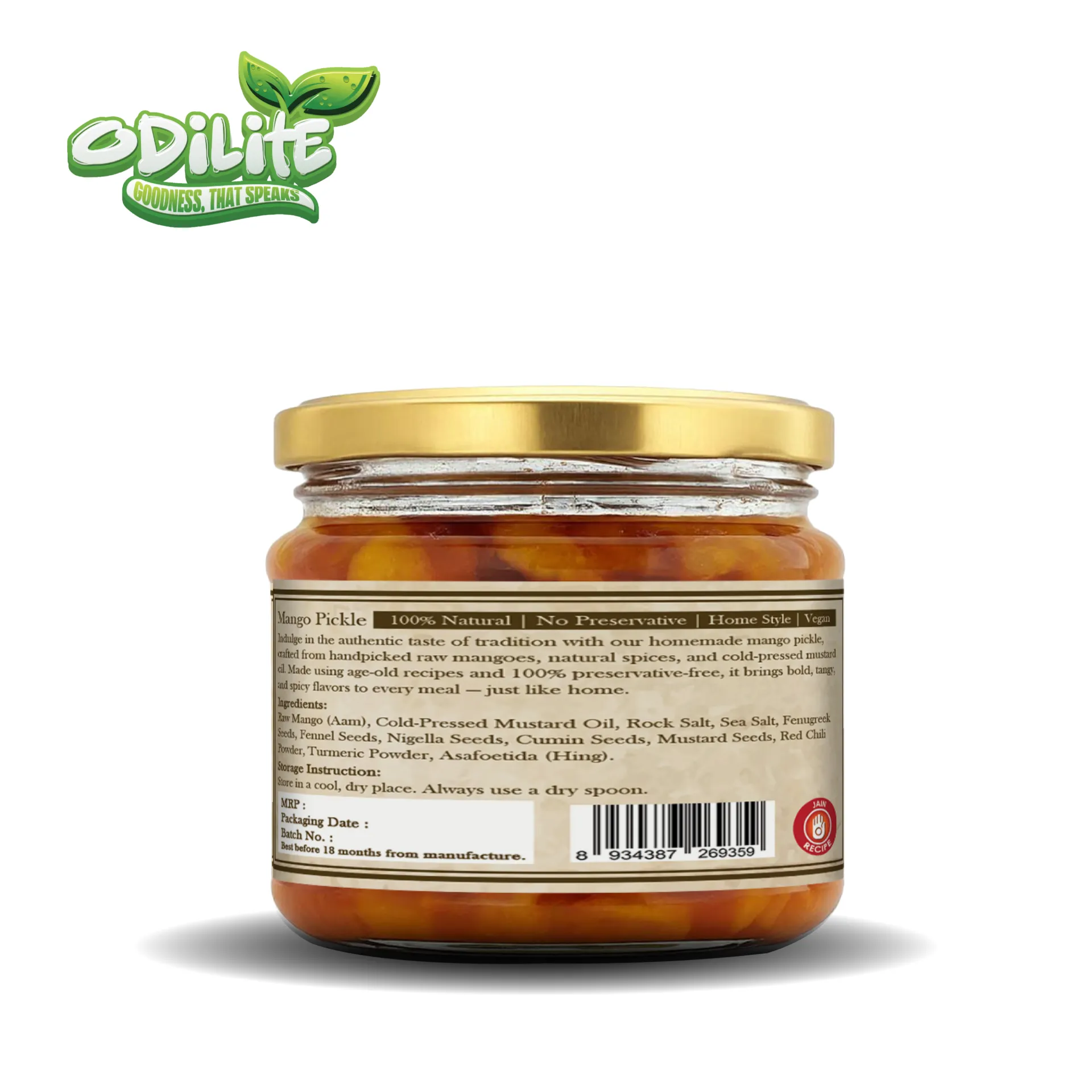 Mango Pickle Home Made 325 gm – image 3
