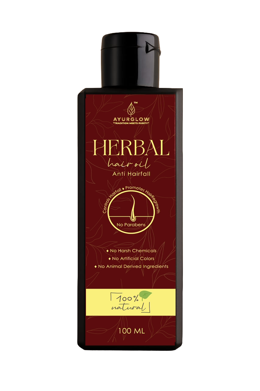 Ayurglow Herbal Hair Oil Anti Hair Fall 100 Ml – image 2